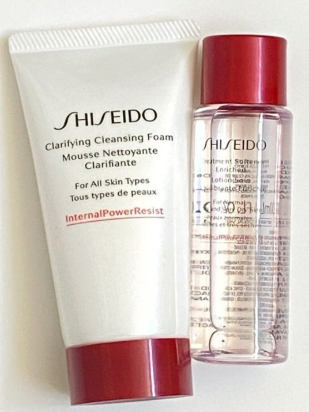 Shiseido Clarifying Cleansing Foam & Treatment Softener Enriched Lotion Toner